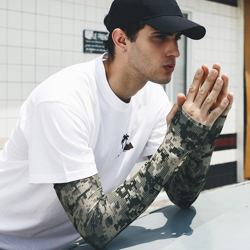 Cycling Gloves - Uv 태양 팔 슬리브 남자 여름