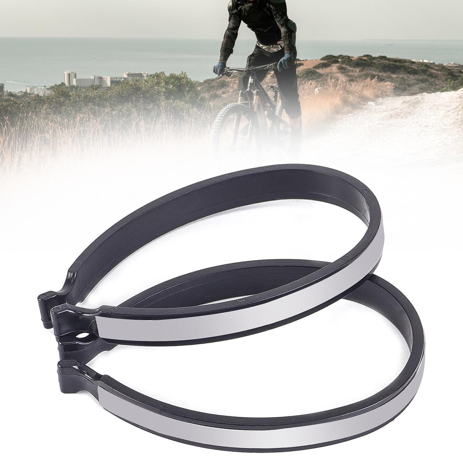 Cycling Visibility Gear - 2개입 자전거 바지 클립 자전거 바지