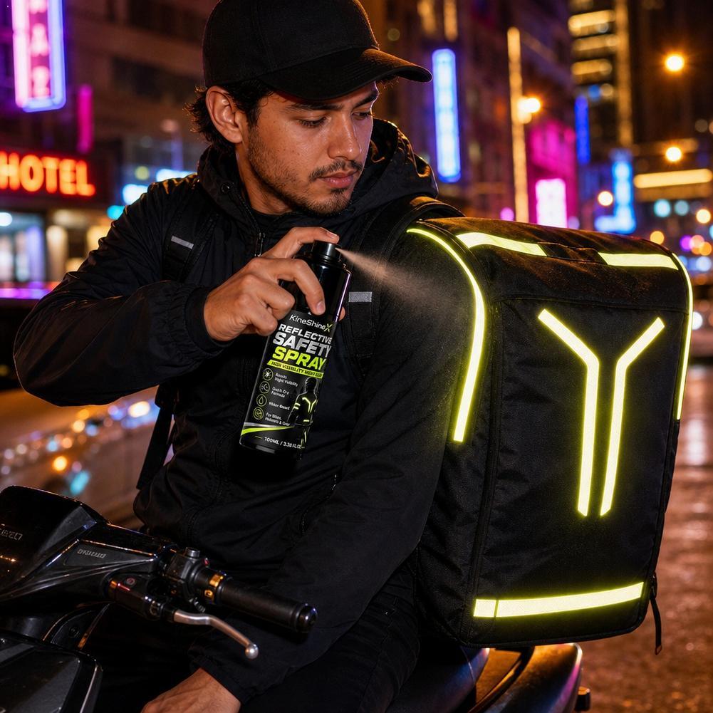 Cycling Visibility Gear - 반사 안전 스프레이 야간 가시성 글로우