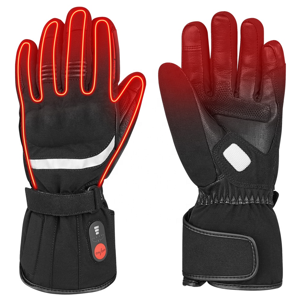 Cycling Gloves - 조절 가능한 방풍 가죽 소재 야외