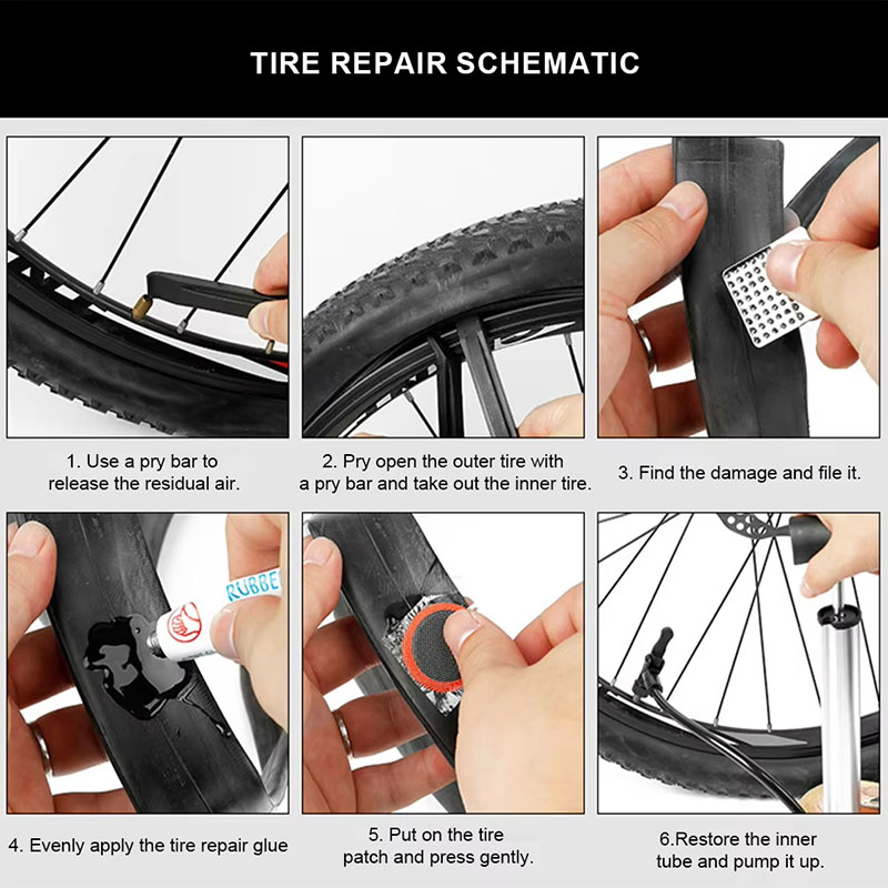 39개 자전거 타이어 수리 키트 - 자전거 내부 튜브  - Bike Tube Repair Kit 리뷰 및 가격