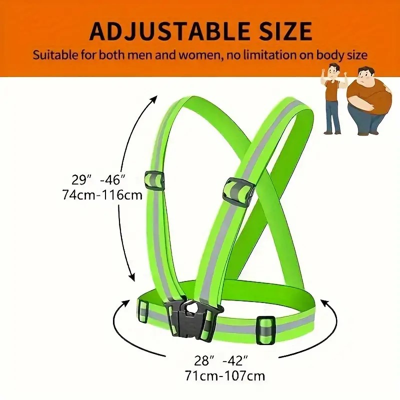 반사 조끼 러닝 기어, 야간 사이클링, 하이킹, 조깅, - Cycling Visibility Gear 리뷰 및 가격