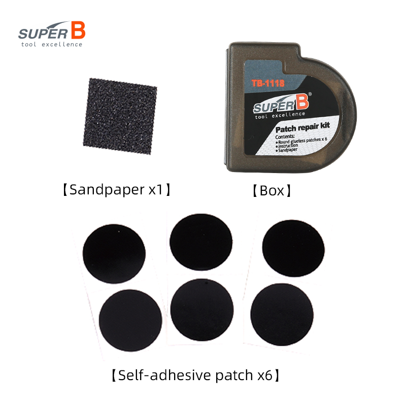 슈퍼 B TB 1118 자전거 수리 패치, MTB 도로 - Bike Tube Repair Kit 리뷰 및 가격