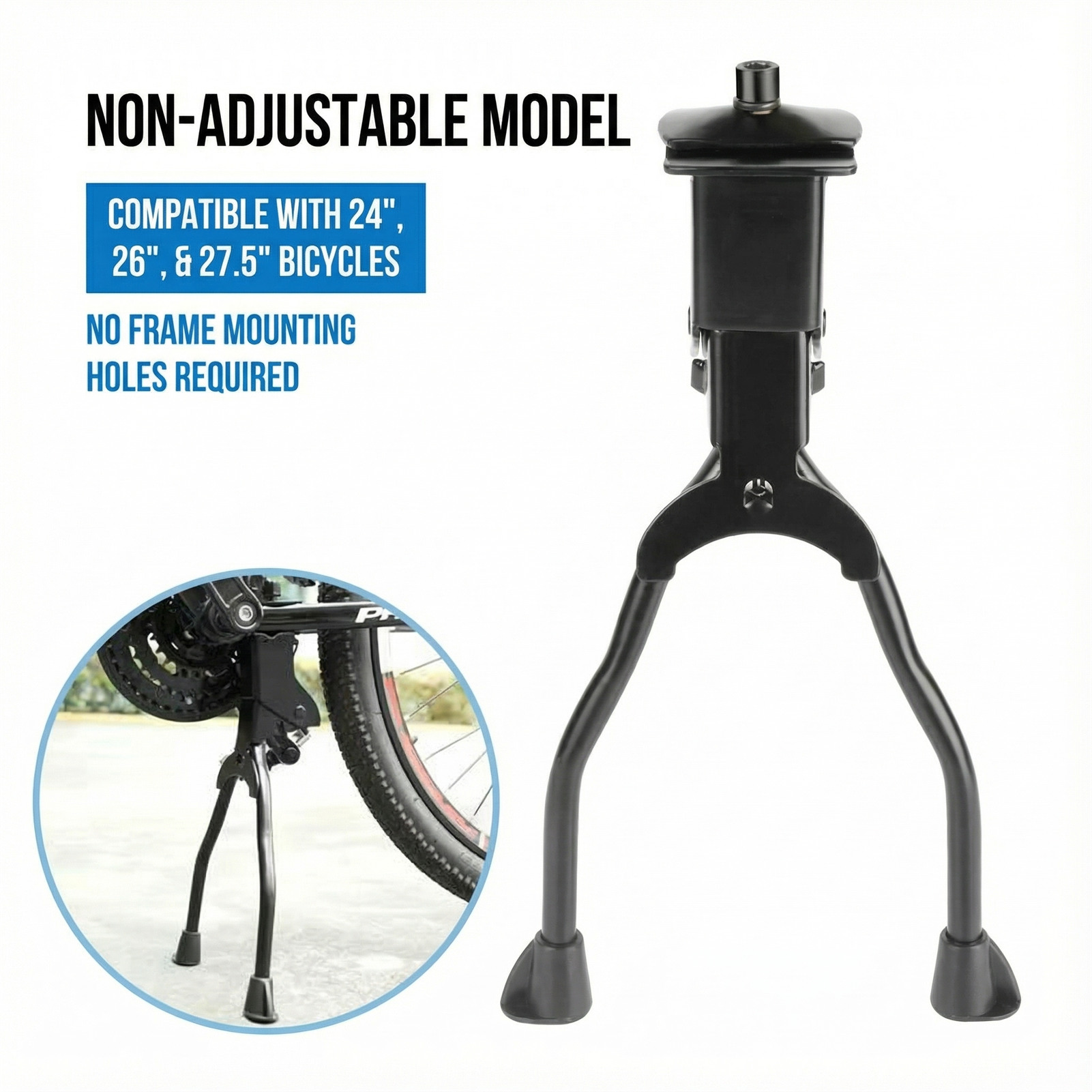 산악 자전거 이중 다리 킥스탠드 헤비 듀티 스틸 자전거 - Bicycle Kickstand 리뷰 및 가격