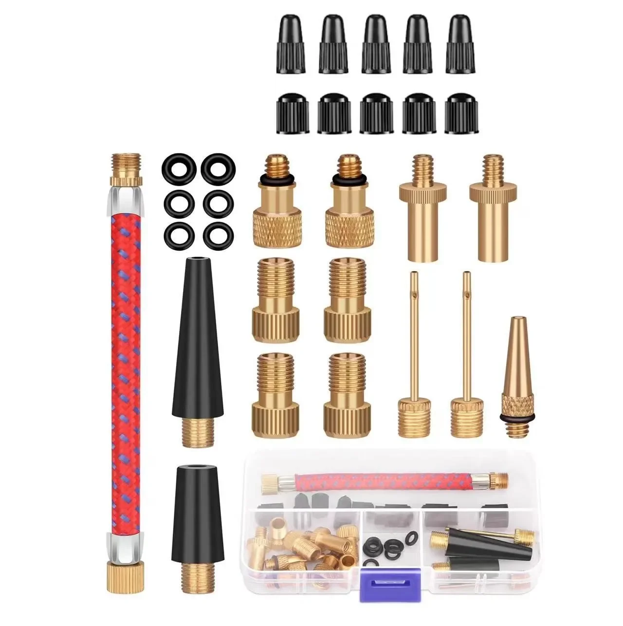 21/30Pcs 자전거 타이어 팽창기 튜브 바늘 및 공 - Bike Tube Repair Kit 리뷰 및 가격