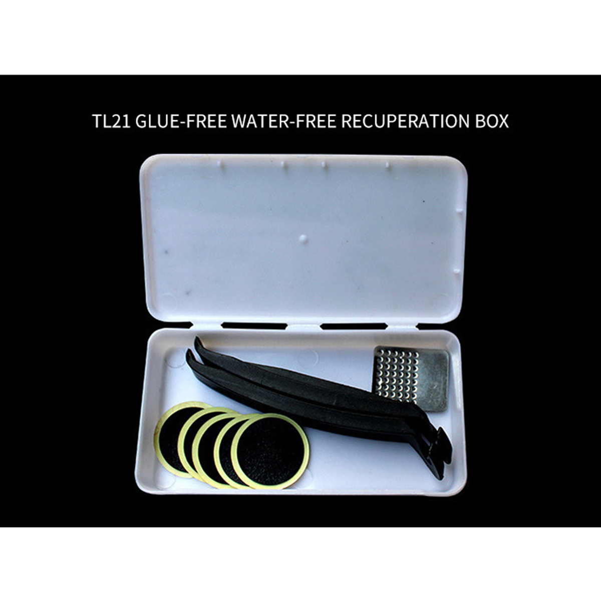 자전거 플랫 타이어 수리 키트 도구 세트 48pcs 휴 - Bike Tube Repair Kit 리뷰 및 가격