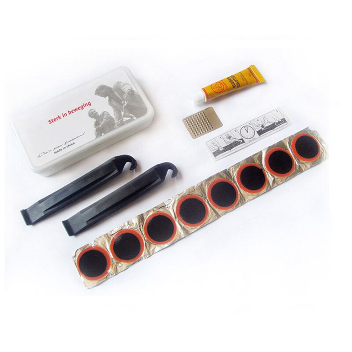 자전거 플랫 타이어 수리 키트 도구 세트 48pcs 휴 - Bike Tube Repair Kit 리뷰 및 가격