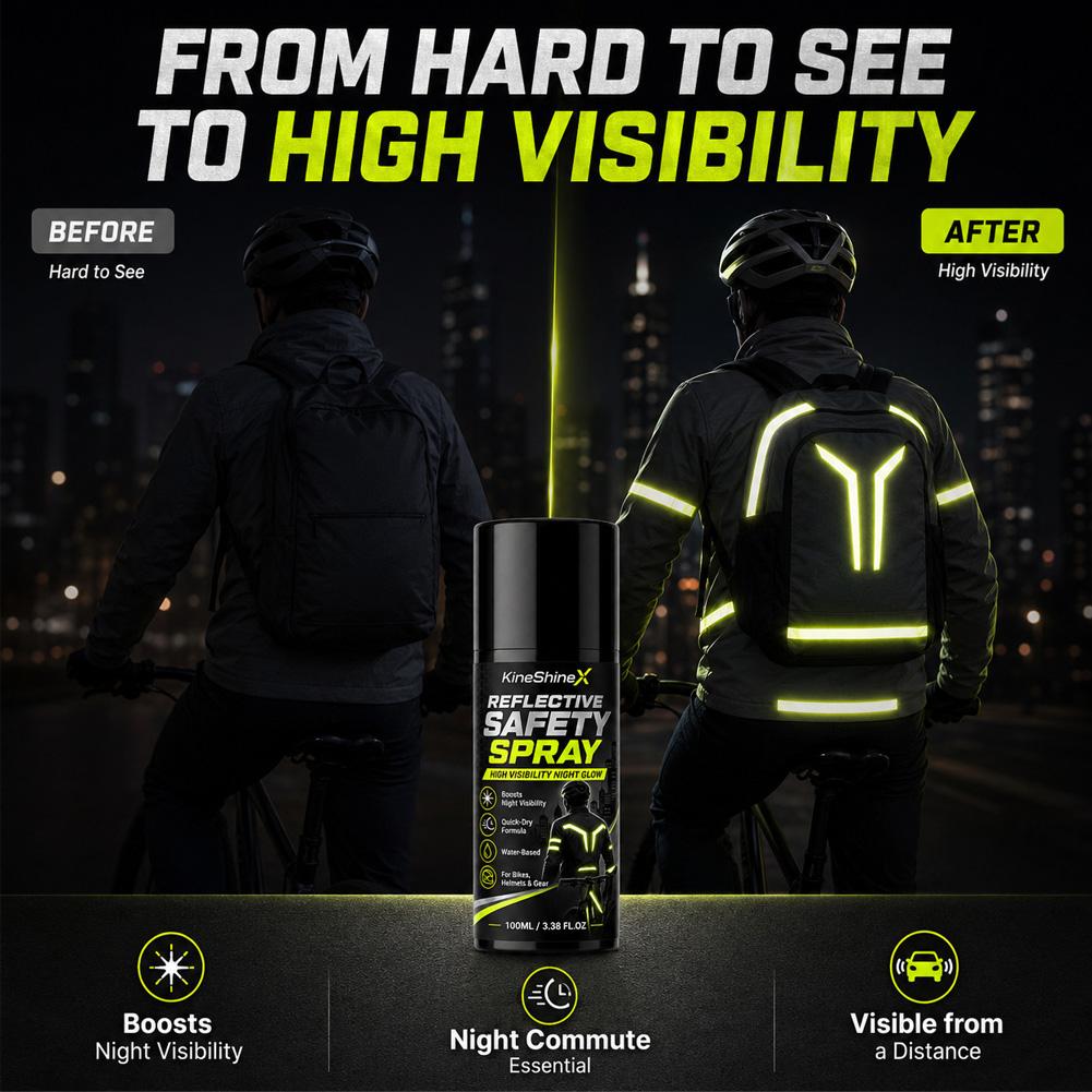 야간 반사 안전 스프레이 고가시성 코팅 페인트 - 자전 - Cycling Visibility Gear 리뷰 및 가격